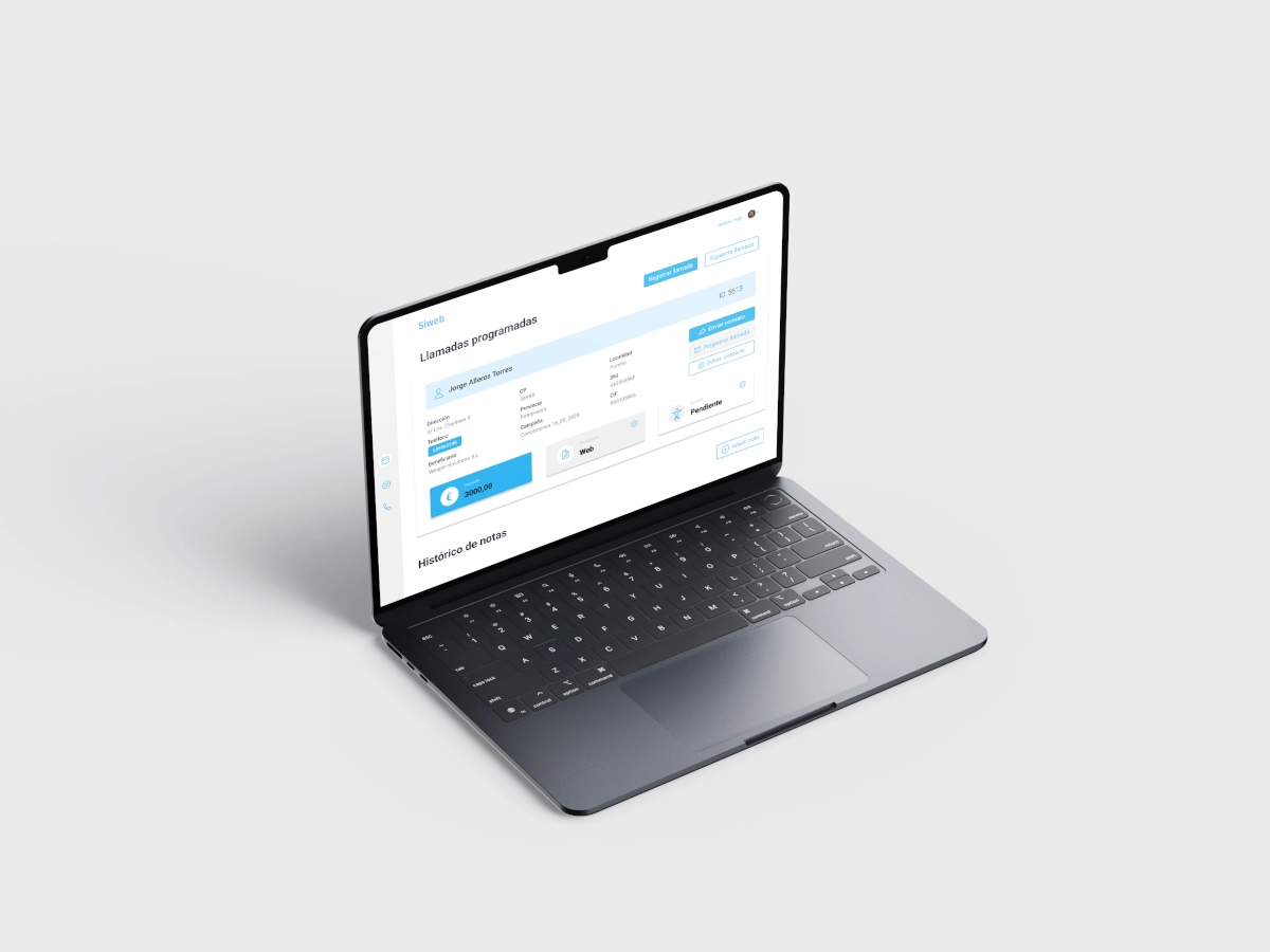 Gestión de llamadas programadas en Call Center Siweb